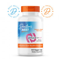 Doctor's Best PepZin GI (комплекс цинка и L-карнозина) (вегетарианские капсулы) 120 капсул