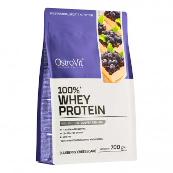 OstroVit 100% Whey Protein (порошок) чизкейк с голубикой 700 г