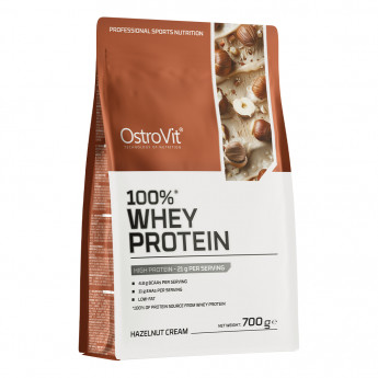 OstroVit 100% Whey Protein (порошок) фундук со сливками 700 г