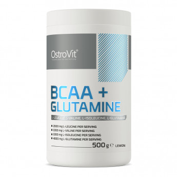 OstroVit BCAA + Glutamine (порошок) лимон 500 г