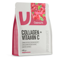 OstroVit Collagen + Vitamin C (порошок) малиновый лимонад с мятой 400 г