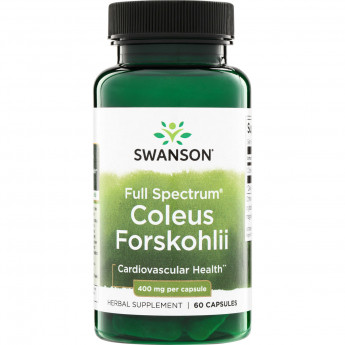 Swanson Vitamins Full Spectrum Coleus Forskohlii 400 мг (капсулы) 60 капсул