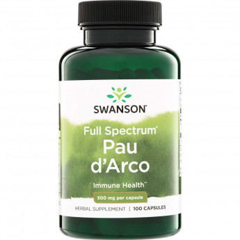 Swanson Vitamins Full Spectrum Pau d'Arco 500 мг (капсулы) 100 капсул