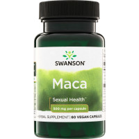 Swanson Vitamins Maca 500 мг (вегетарианские капсулы) 60 капсул