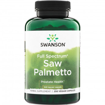 Swanson Vitamins Full Spectrum Saw Palmetto 540 мг (вегетарианские капсулы) 250 капсул