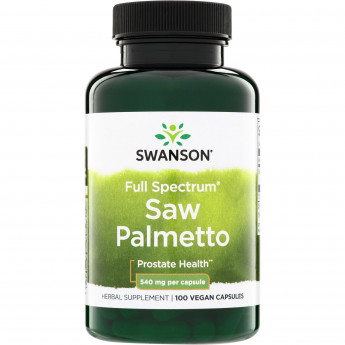 Swanson Vitamins Full Spectrum Saw Palmetto 540 мг (вегетарианские капсулы) 100 капсул