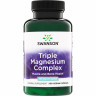 Swanson Vitamins Triple Magnesium Complex 400 мг (вегетарианские капсулы) 100 капсул