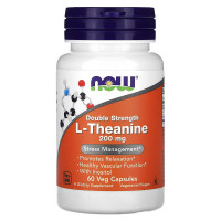 NOW Foods L-Theanine 200 мг (вегетарианские капсулы) 60 капсул