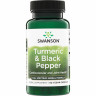 Swanson Vitamins Turmeric & Black Pepper 600 мг (вегетарианские капсулы) 60 капсул