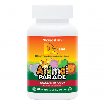 NaturesPlus Animal Parade Vitamin D3 500 IU (жевательные таблетки) 90 таблеток