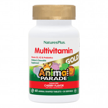 NaturesPlus Animal Parade GOLD Multivitamin (жевательные таблетки) вишня 60 таблеток