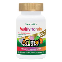 NaturesPlus Animal Parade GOLD Multivitamin (жевательные таблетки) ассорти 60 таблеток
