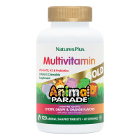 NaturesPlus Animal Parade GOLD Multivitamin (жевательные таблетки) ассорти 120 таблеток