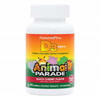 NaturesPlus Animal Parade Sugar-Free Vitamin D3 500 IU (жевательные таблетки) 90 таблеток