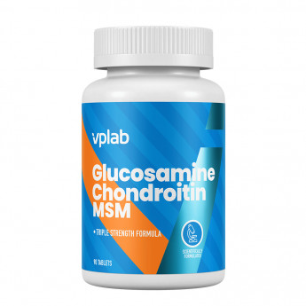 Vplab Glucosamine Chondroitin MSM (таблетки) 90 таблеток