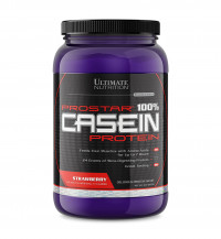 Ultimate Nutrition Prostar 100% Casein Protein (порошок) клубника 907 г