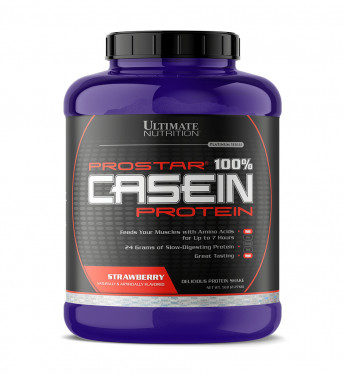 Ultimate Nutrition Prostar 100% Casein Protein (порошок) клубника 2270 г
