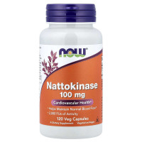 NOW Foods Nattokinase 100 мг (вегетарианские капсулы) 120 капсул