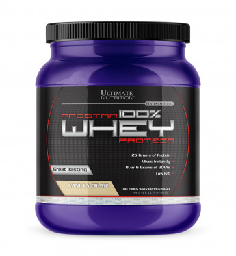Ultimate Nutrition Prostar 100% Whey Protein (порошок) ванильный крем 454 г