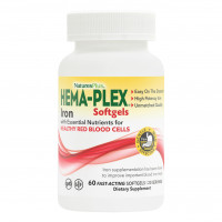 NaturesPlus HEMA-PLEX Iron Softgels (мягкие капсулы) 60 капсул