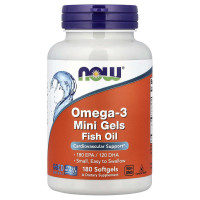 NOW Foods Omega-3 Mini Gels Fish Oil (мягкие капсулы) 180 капсул