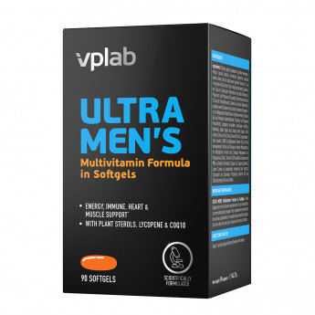 Vplab Ultra Men’s Multivitamin Formula (мягкие капсулы) 90 капсул