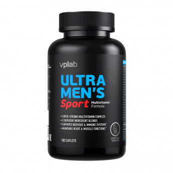 Vplab Ultra Men’s Sport Multivitamin Formula (каплеты) 180 каплет