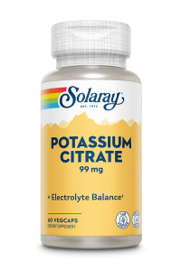 Solaray Biocitrate Potassium 99 мг (вегетарианские капсулы) 60 капсул
