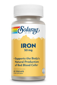 Solaray Iron 50 мг (вегетарианские капсулы) 60 капсул