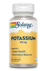Solaray Potassium 99 мг (вегетарианские капсулы) 100 капсул