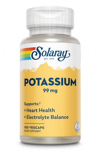Solaray Potassium 99 мг (вегетарианские капсулы) 100 капсул