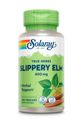 Solaray Slippery Elm Bark 400 мг (вегетарианские капсулы) 100 капсул