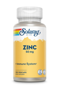 Solaray Zinc 50 мг (вегетарианские капсулы) 100 капсул