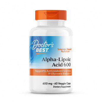 Doctor's Best Alpha-Lipoic Acid 600 мг (вегетарианские капсулы) 60 капсул